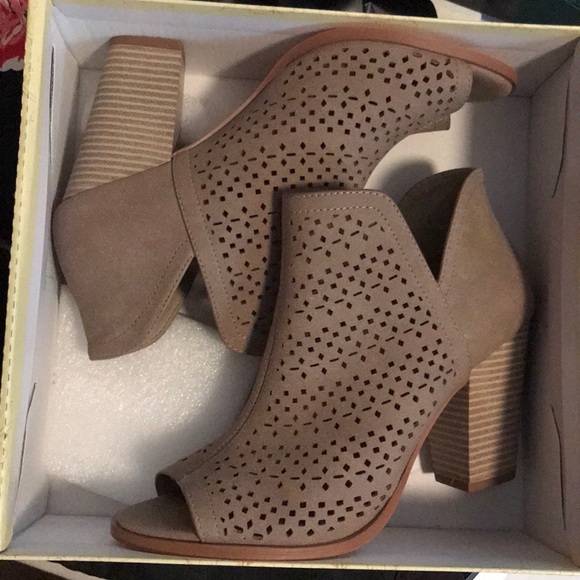 Restricted Shoes - Brand new Restricted peep toe boots